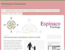 Tablet Screenshot of daraespinaco.com